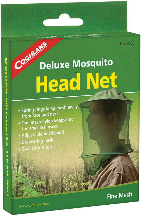 COGHLANS DELUXE FINE MESH MOSQUITO HEAD NET