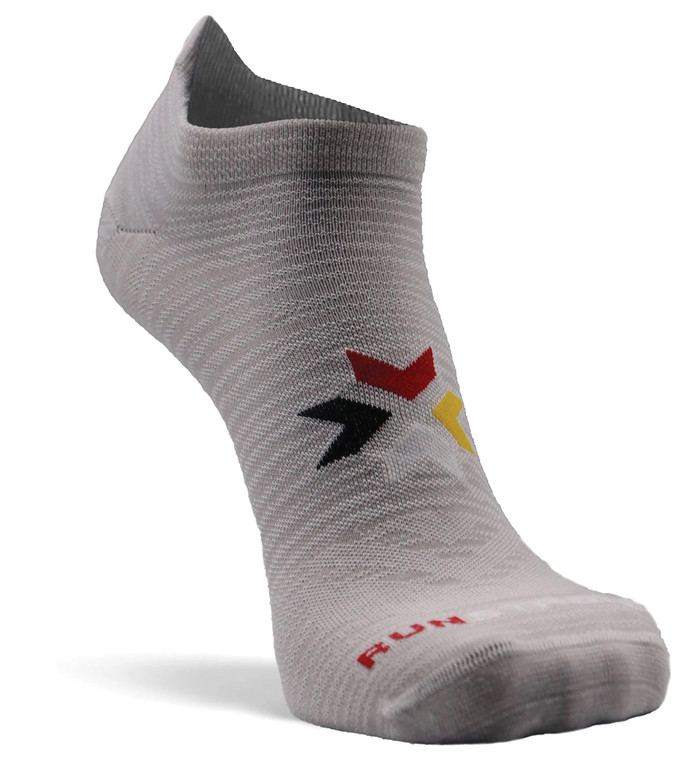 FOX RIVER  CANYON ULTRA-LIGHTWEIGHT ANKLE SOCKS | WHITE/GREY | SMALL