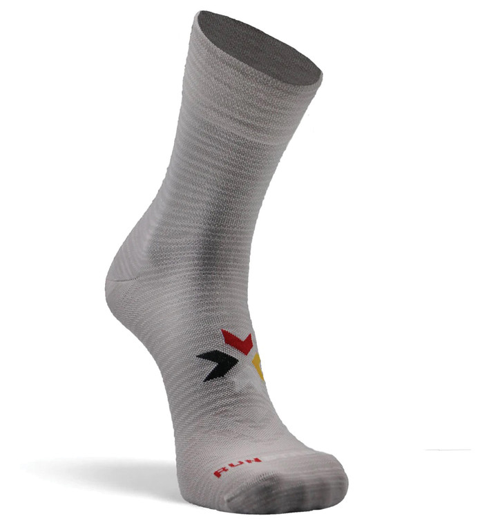 FOX RIVER  CANYON ULTRA-LIGHTWEIGHT CREW SOCKS | WHITE/GREY | SMALL