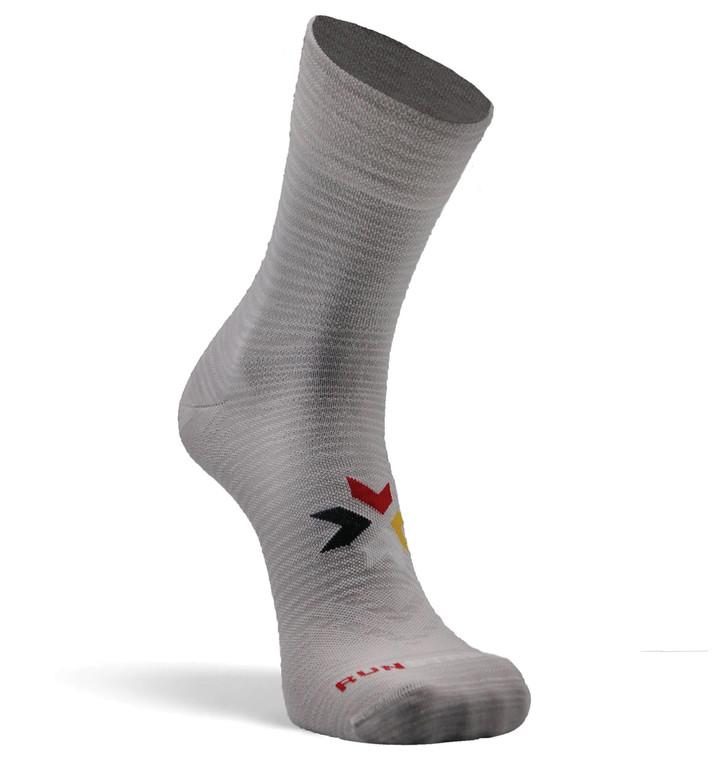 FOX RIVER  CANYON ULTRA-LIGHTWEIGHT CREW SOCKS | WHITE/GREY | LARGE