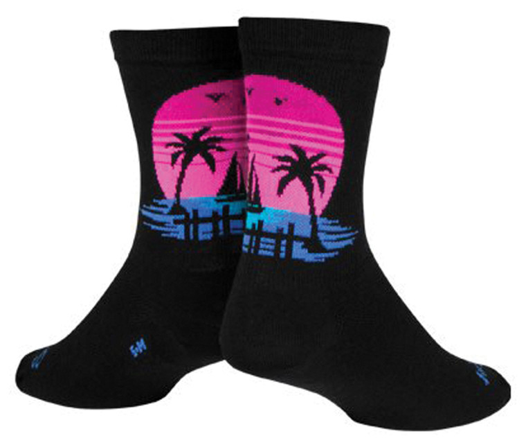 SOCKGUY  SUNSET | 6" | LARGE/X-LARGE