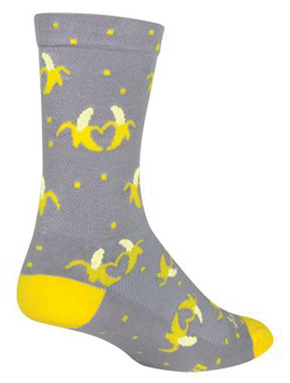 SOCKGUY  BANANAS | 6" | SMALL/MEDIUM