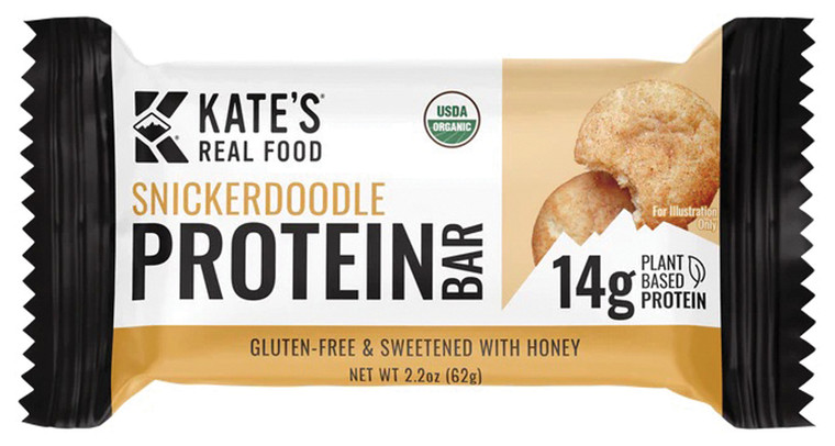 Kate's Real Food Protein Bar - Box of 12 | Snickerdoodle