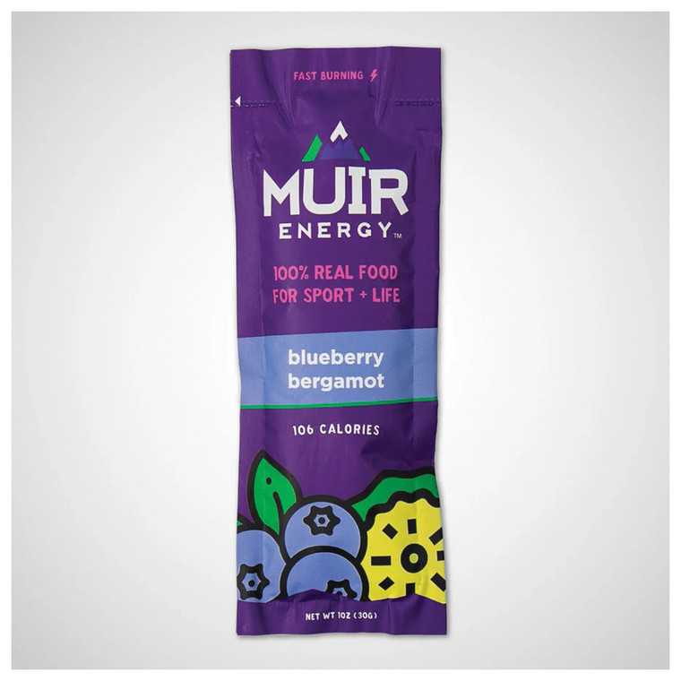 Muir Energy Fast Burning - Box of 10 | Blueberry Bergamont Gel