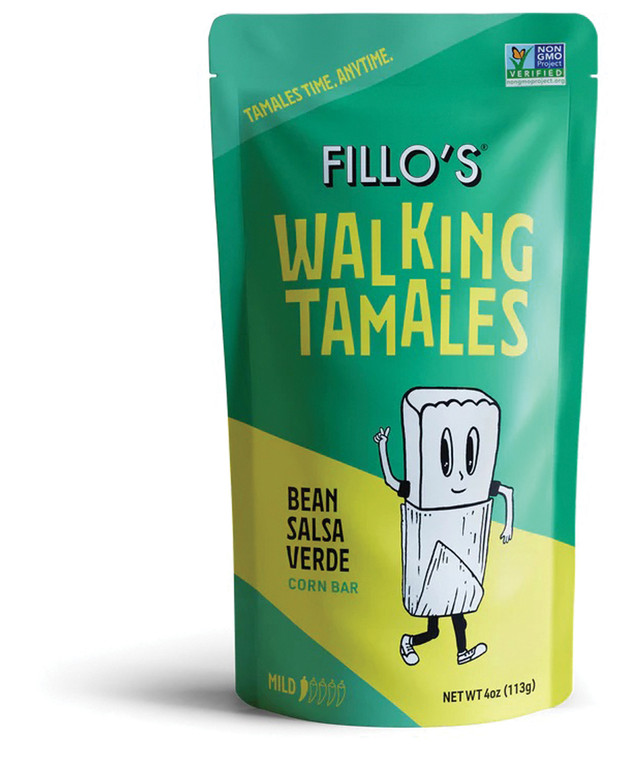Fillo's Bean Salsa Verde Walking Tamale