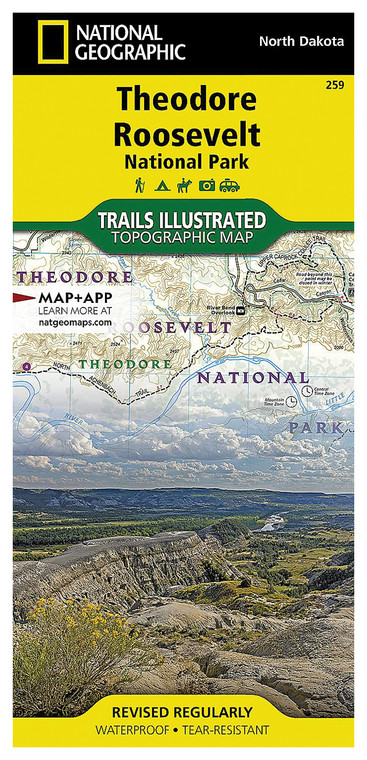 THEODORE ROOSEVELT NATIONAL PARK MAP