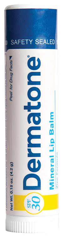 DERMATONE MINERAL LIP BALM SPF30 0.15OZ SINGLE