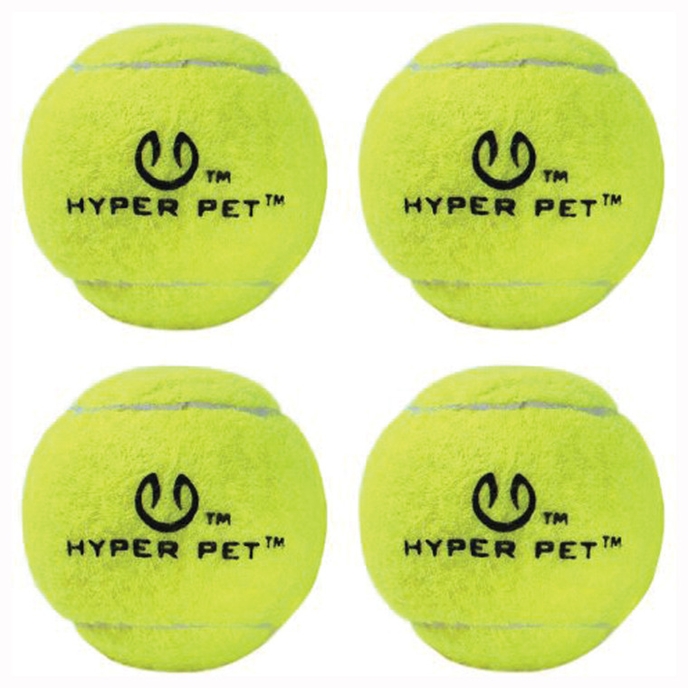 HYPER PET  TENNIS BALLS | GREEN | 4 PACK