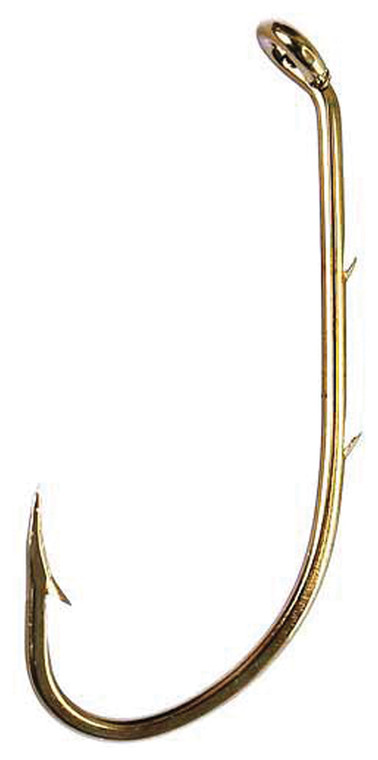 EAGLE CLAW BAITHOLDER DOWN EYE 2 SLICES OFFSET BRONZE SIZE 4