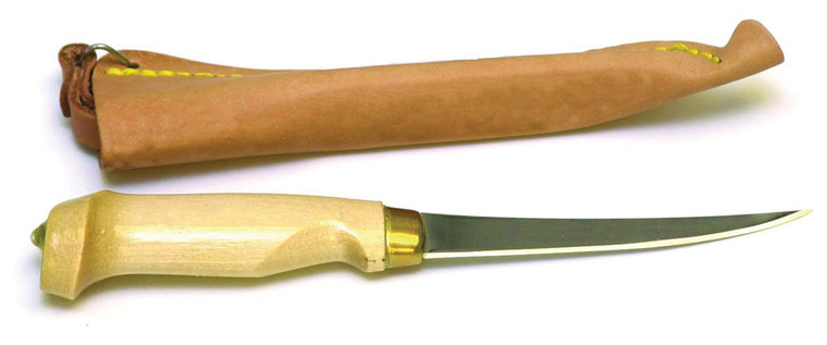 EAGLE CLAW  WOOD HANDLE FILLET KNIFE 6"