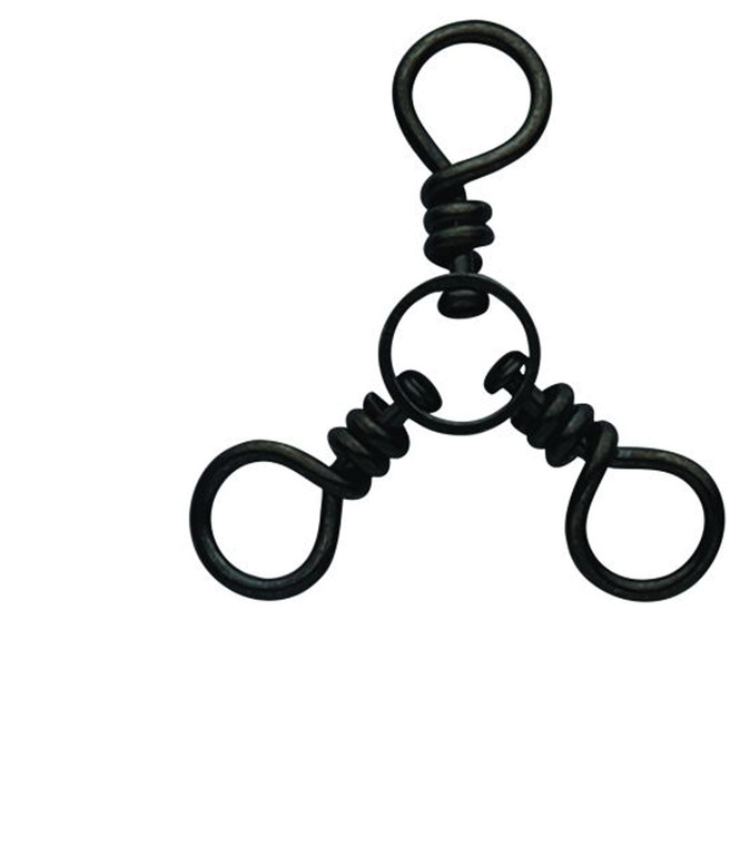 EAGLE CLAW 3-WAY SWIVEL BLACK SIZE 2
