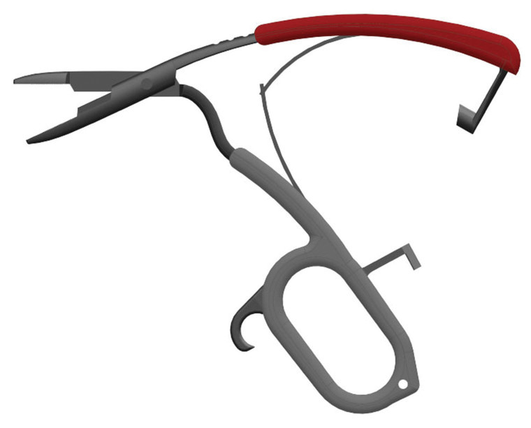 SCIENTIFIC ANGLERS  REGULATOR ERGO HEMO | BLACK/RED/GRAY