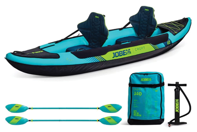JOBE  CROFT INFLATABLE KAYAK PACKAGE | TEAL