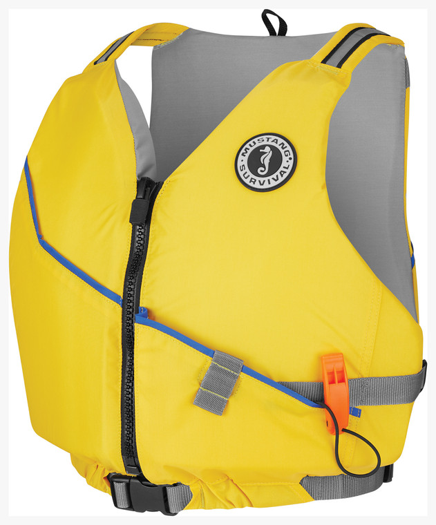MUSTANG SURVIVAL  JOURNEY FOAM VEST | YELLOW | X-SMALL/SMALL