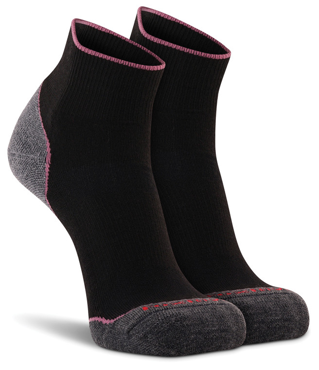 Fox River Basecamp 2.0 Women's 1/4 Crew Socks | Black