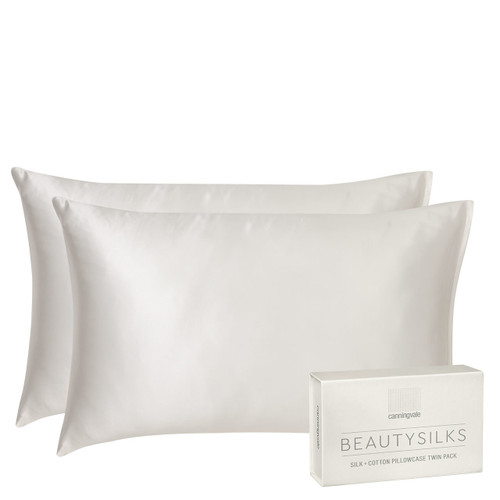 Beautysilks Pillowcases - Set of 2 in Cream