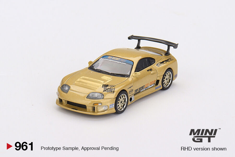 「Chase」1/64 MINI GT Toyota Supra (A80) Mini GT 1:64 Toyota Supra (A80) Top Secret GT-300 - Top Secret