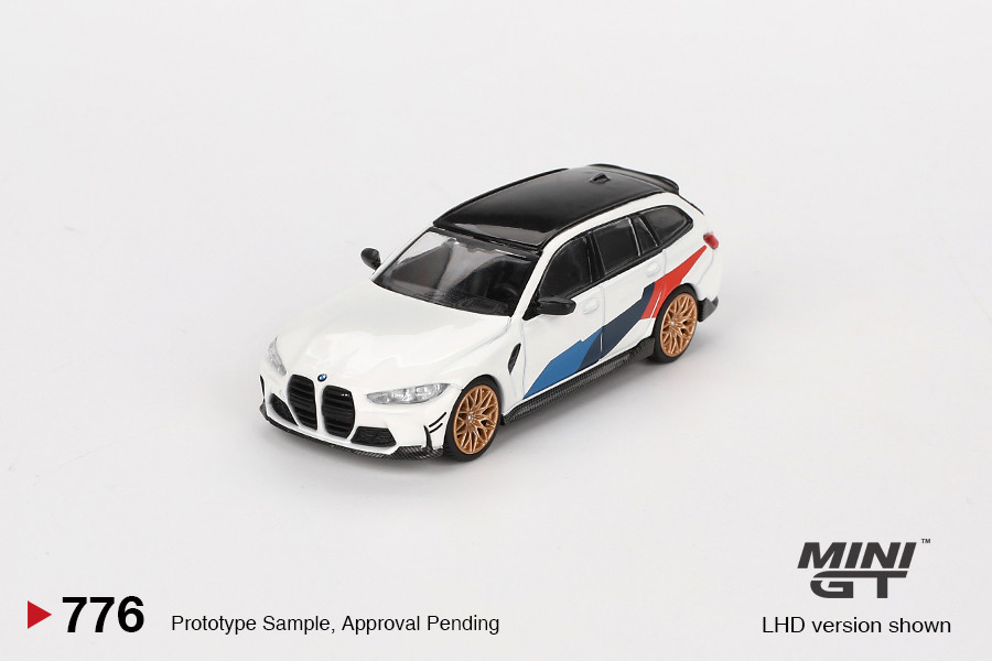 ミニカー MINIGT  M3 Alpine White 1/64 Mini GT 1:64 BMW M3 M Performance Touring - Alpine White - Hobbyrama