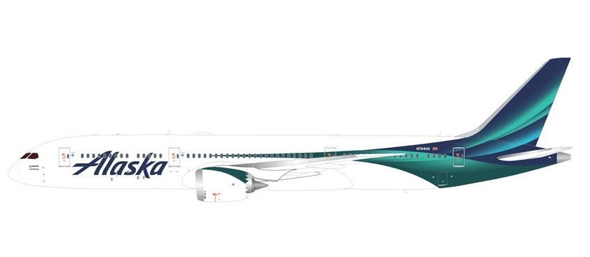 Gemini Jets 1:200 Alaska Airlines Boeing B787-9 Dreamliner (New