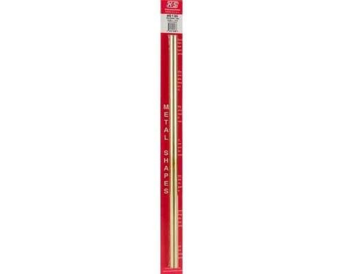 K & S Precision Metals Round Brass Tube 13/32"