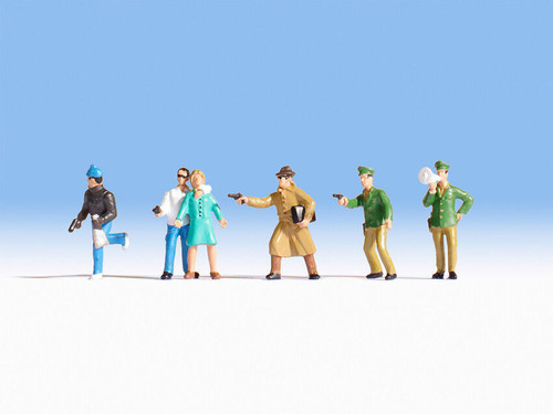 Noch HO Gangsters & Policemen