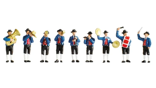 Noch HO Model Figures - Music Band