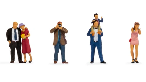 Noch HO Model Figures - Wedding Guests