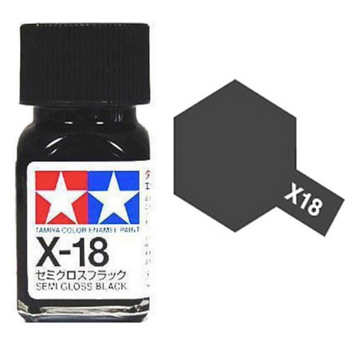 Tamiya Enamel X18 Black (SG)