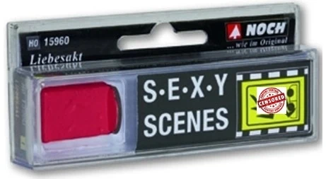 Noch HO Model Figures - Lovers In Action (Bed)