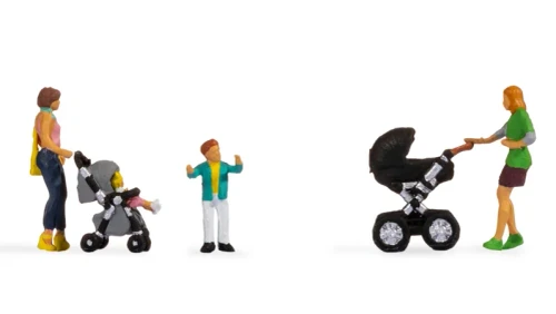 Noch HO Model Figures - Mothers with Children