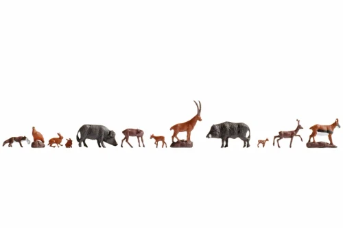 Noch HO Model Figures - Forest Animals