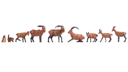 Noch HO Model Figures - Alpine Animals