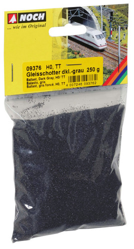 Noch HO, TT Ballast Dark Grey 250g