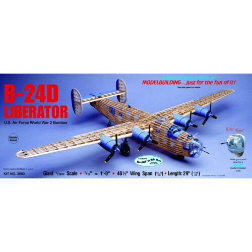 Guillows B-24D Liberator Balsa Plane