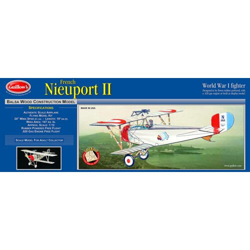 Guillows Nieuport II Balsa Plane