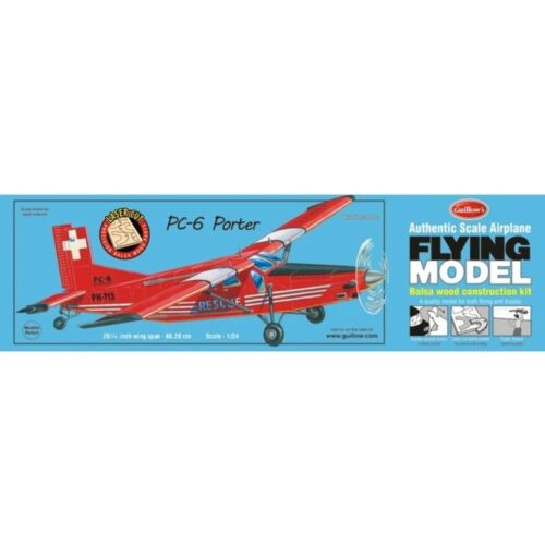 Guillows PC-6 Porter Balsa Plane