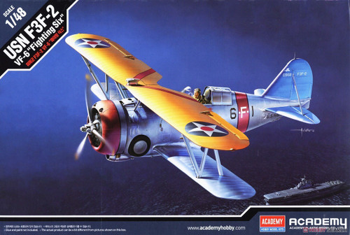 Academy 1:48 USN F3F-2 VF6 Fighting 6