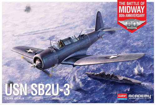 Academy 1:48 USN SB2U-3 Battle of Midway 80th Anniversary