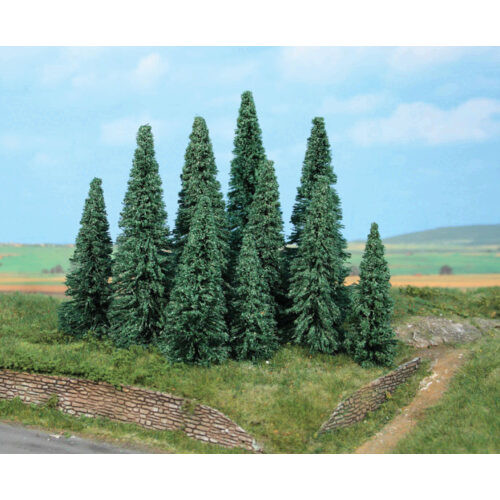 Heki Silver Pine Trees 9-14cm (10)
