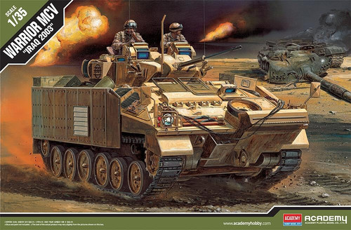 Academy 1:35 Desert Warrior MCV Iraq 2003 Armoured Tank Plastic Model Kit