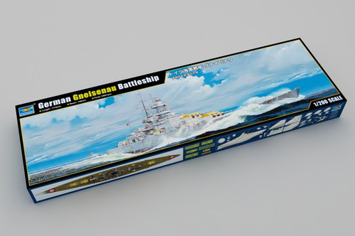 Trumpeter 1:200 German Gneisenau Battleship Plastic Model Kit