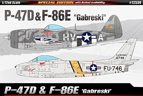 Academy 1:72 P-47D/F-84E Gabreski LE