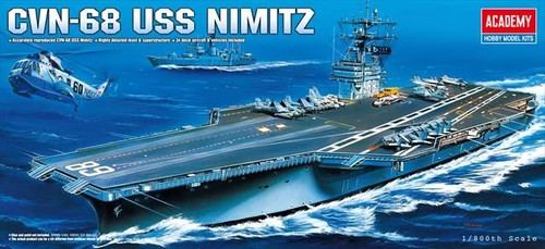 Academy 1:800 CVN-68 U.S.S. Nimitz