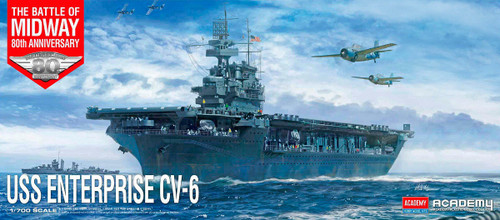 Academy 1:700 USS Enterprise CV-6 "Battle of Midway"
