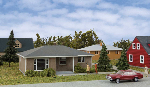Walthers N Brick Ranch House