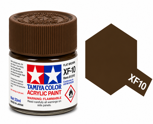 Tamiya Acrylic XF10 Flat Brown