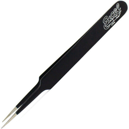 Excel 4.5" Straight Point Tweezers