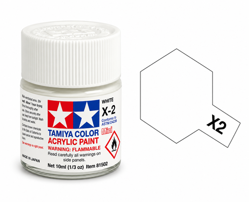 Tamiya Acrylic X2 White (G)