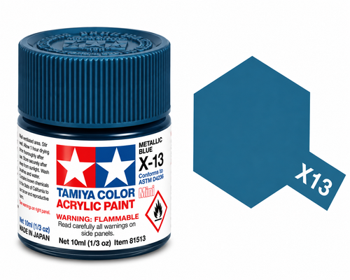 Tamiya Acrylic X13 Metallic Blue (G)