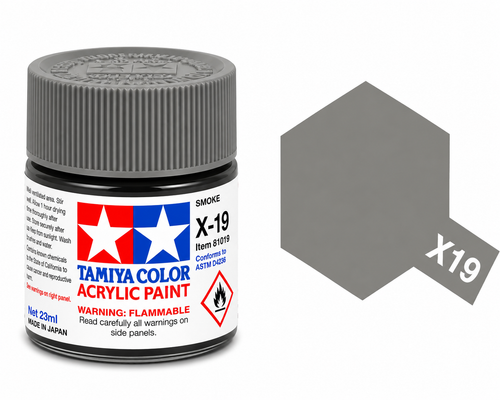 Tamiya Acrylic X19 Smoke (G)